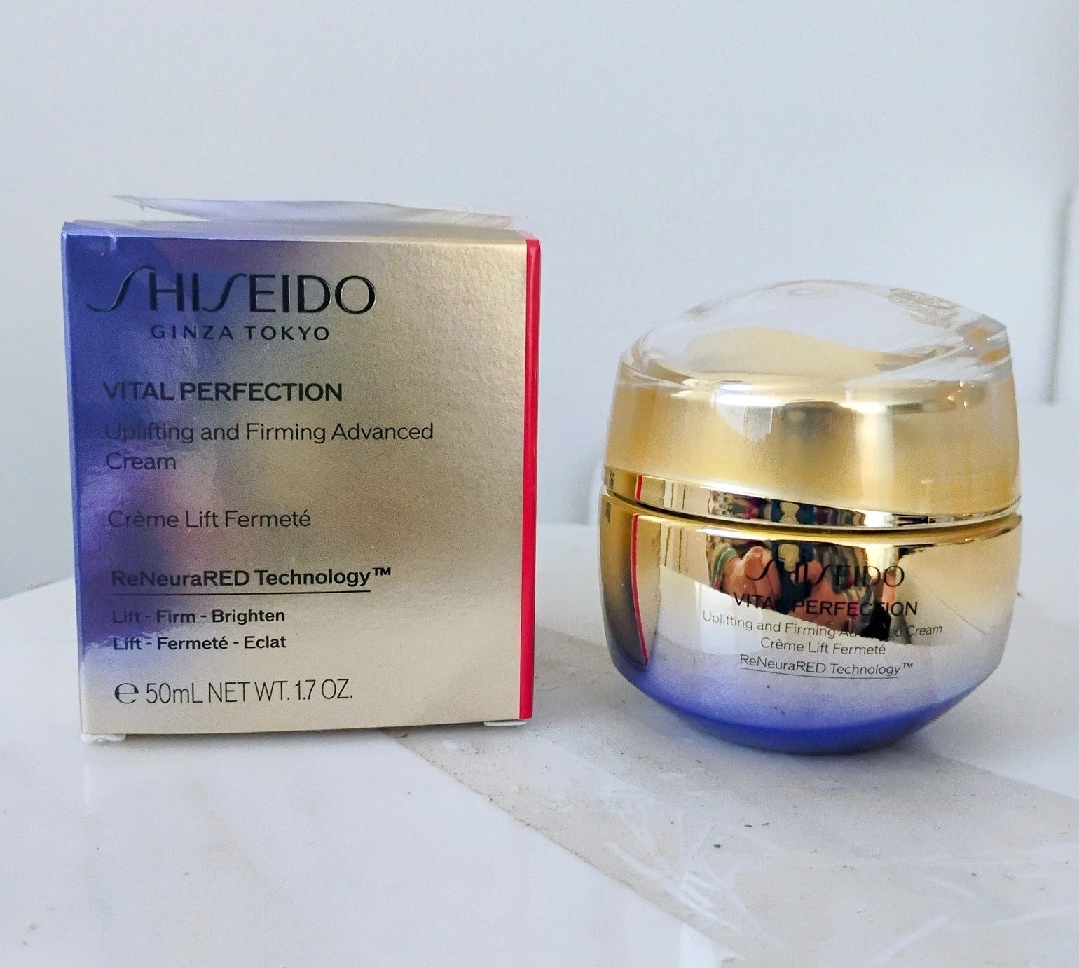 Shiseido Vital Perfection Uplifting and Firming Cream - Anti-Aging Moisturizer for Normal to Dry Skin - Visibly Lifts & Firms