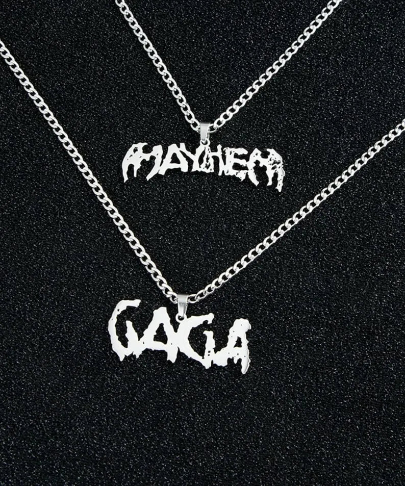 Mayhem Cross Necklace Set – Gothic Cross Pendant, Fan-Inspired Gaga Jewelry, Lady Gaga Mayhem Abracadabra Garden of Eden LG7,vintage Pendant