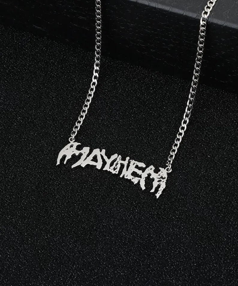 Mayhem Cross Necklace Set – Gothic Cross Pendant, Fan-Inspired Gaga Jewelry, Lady Gaga Mayhem Abracadabra Garden of Eden LG7,vintage Pendant