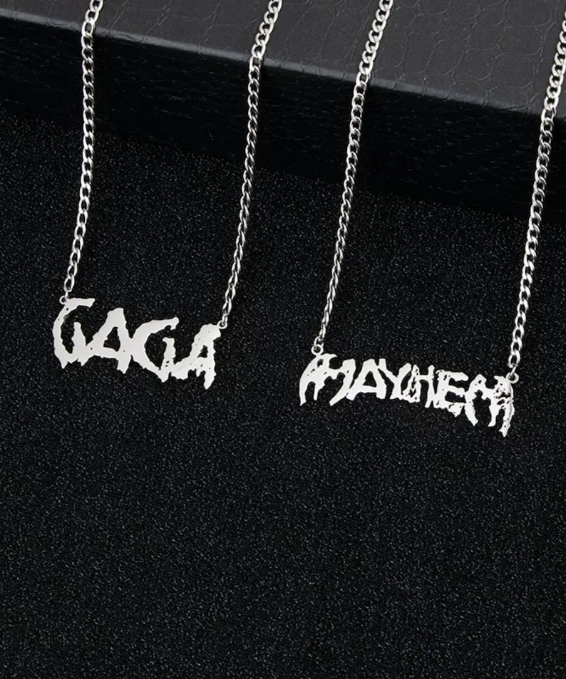Mayhem Cross Necklace Set – Gothic Cross Pendant, Fan-Inspired Gaga Jewelry, Lady Gaga Mayhem Abracadabra Garden of Eden LG7,vintage Pendant