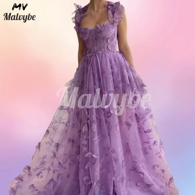 Green Ruffle Maxi Dress: Floral Lace Cottagecore Gown