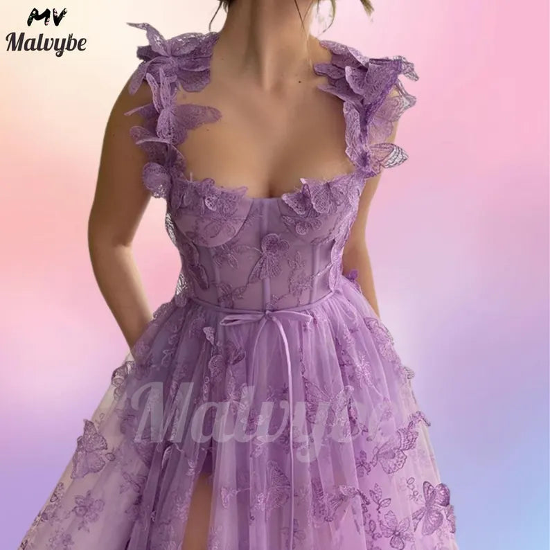 Green Ruffle Maxi Dress: Floral Lace Cottagecore Gown